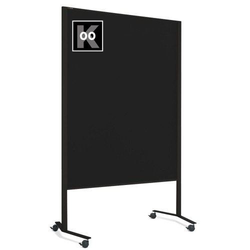 Przesuwna tablica moderacyjna Neuland Pinboard LW-11 Slide, matowoczarna rama
