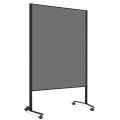 Przesuwna tablica moderacyjna 2w1 Neuland Pinboard LW-11 Duo Slide, matowoczarna rama