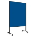 Przesuwna tablica moderacyjna 2w1 Neuland Pinboard LW-11 Duo Slide, matowoczarna rama
