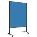 Przesuwna tablica moderacyjna 2w1 Neuland Pinboard LW-11 Duo Slide, matowoczarna rama