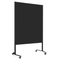 Przesuwna tablica moderacyjna 2w1 Neuland Pinboard LW-11 Duo Slide, matowoczarna rama