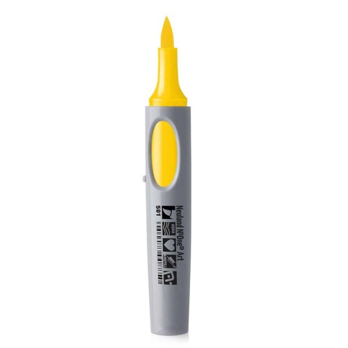 Neuland No.One Art marker do papieru, pędzelkowa końcówka, żółty (501)