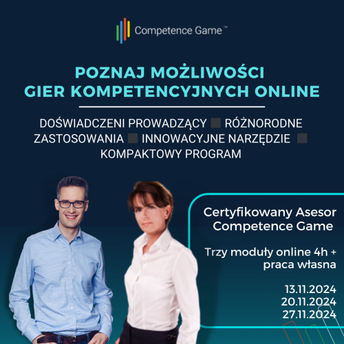 Certyfikowany Asesor metody Competence Game 05.2026 (szkolenie online)