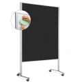 Przesuwna tablica moderacyjna 2w1 Neuland Pinboard LW-11 Duo Slide, srebrna rama