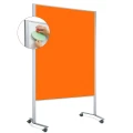 Przesuwna tablica moderacyjna 2w1 Neuland Pinboard LW-11 Duo Slide, srebrna rama