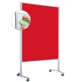 Przesuwna tablica moderacyjna 2w1 Neuland Pinboard LW-11 Duo Slide, srebrna rama