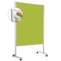 Przesuwna tablica moderacyjna 2w1 Neuland Pinboard LW-11 Duo Slide, srebrna rama