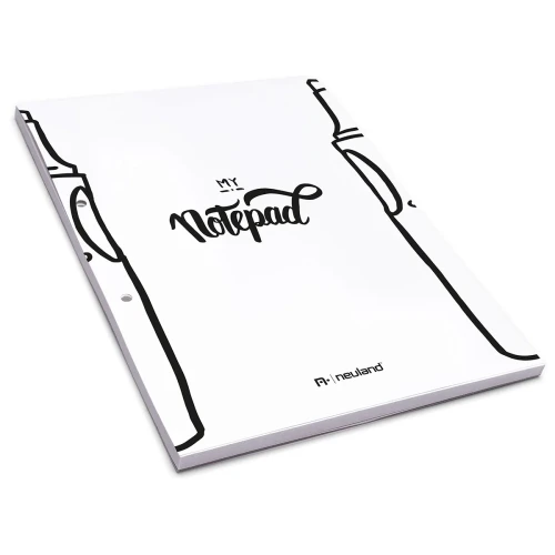 Blok białego papieru A4 Neuland myNotepad