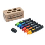 Zestaw grubych markerów do papieru Neuland BigOne® 6-pak Rainbow