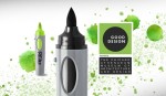 Neuland BigOne® Art gruby marker do papieru, pędzelkowa końcówka, pojedyncze kolory