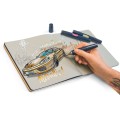 Neuland No.One® Metallic marker metaliczny, skośna końcówka, pojedyncze kolory