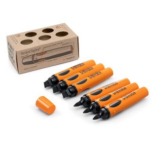 Zestaw grubych markerów permanentnych Neuland BigOne® Outliner Mix 6-pak