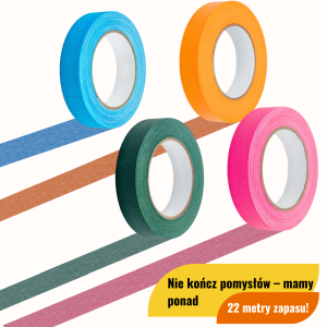 Specjalna taśma facylitacyjna Neuland FloorTape, 22,86 m x 24 mm