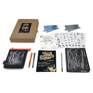 Zestaw do sketchnotingu w podróży - rozszerzony