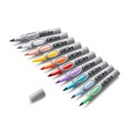 Zestaw markerów do papieru Neuland No.One® Art 10-pak, skośna końcówka, mix kolorów