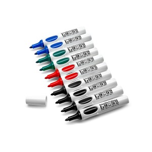 Zestaw markerów suchościeralnych Neuland No.One® R Whiteboard 10-pak, okrągła końcówka, mix kolorów