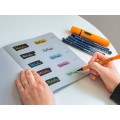 Zestaw cienkich markerów permanentnych Neuland FineOne® Outliner 10-pak, okrągła końcówka
