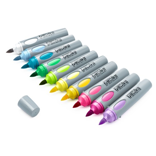 Zestaw markerów do papieru Neuland BigOne® Art 10-pak, pędzelkowa końcówka, mix kolorów