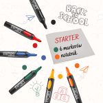 BACK TO SCHOOL starter pack - No.One + darmowe uzupełnianie markerów przez rok