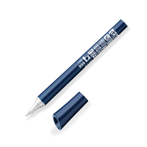 Neuland FineOne® Cover cienki marker biały, okrągła końcówka