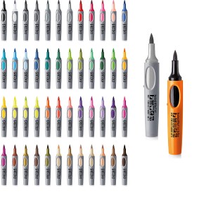 Komplet markerów do papieru Neuland No.One® Art 49+1, pędzelkowa końcówka