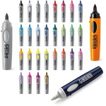 Komplet grubych markerów do papieru Neuland BigOne® Art 29+2, pędzelkowa końcówka