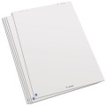 Papier do flipchartów Neuland z recyklingu biały, w krzyżyki, 5 x blok/20 arkuszy