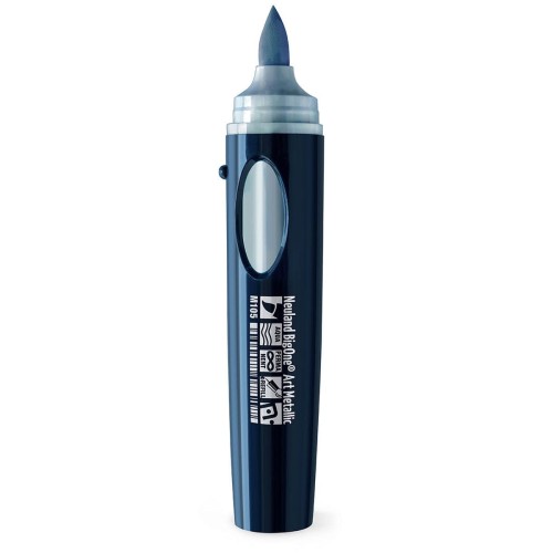 Neuland BigOne Art Metallic gruby marker metaliczny, pędzelkowa końcówka, błękitny (105)