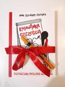RysowAnka Szczęścia (drawing book) with a free marker
