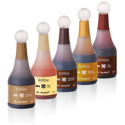 Zestaw tuszów uzupełniających do markerów do papieru Neuland RefillOne 5-pak