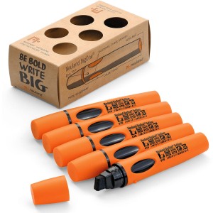 Zestaw grubych markerów permanentnych Neuland BigOne® Outliner 5-pak, skośna końcówka