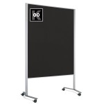 Przesuwna tablica moderacyjna Neuland Pinboard LW-11 Slide, srebrna rama